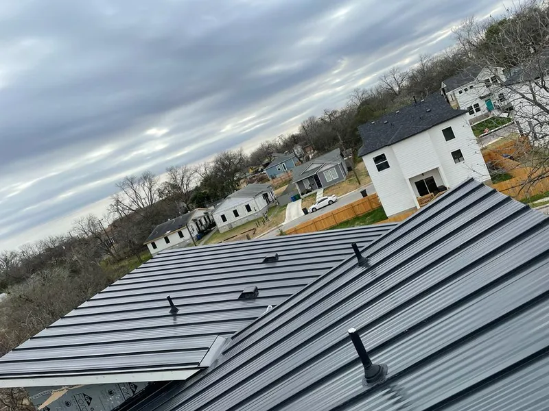 Standing seam metal roof panels with vents for Skylight Repair in Claverack